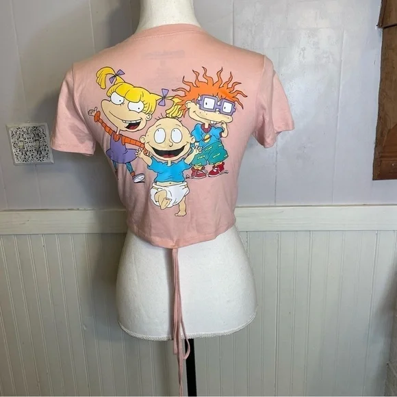 RUGRATS 90s Style Crop Top, baby tee, Graphic Tee - Picture 6 of 11